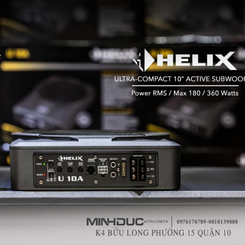 sub điện helix u10a cho xe hơi