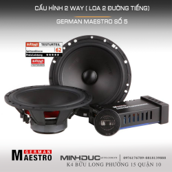 cấu hình 2 way loa German maestro cs 6508 số ba