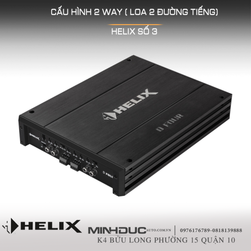 cấu hình loa 2 way helix số 3