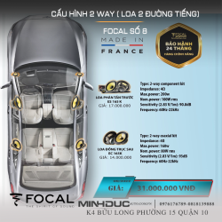 cấu hình âm thanh focal số 8