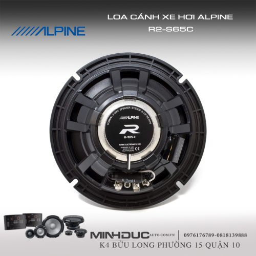 chi tiết loa cánh xe hơi alpine r2 s65 minh đức auto quận 10