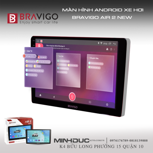 đánh giá android bravigo air 2 minhducauto quận 10