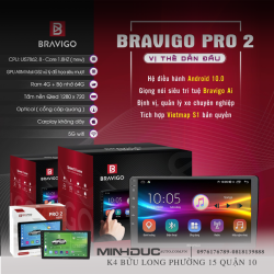 màn hình android ô tô bravigo pro 2