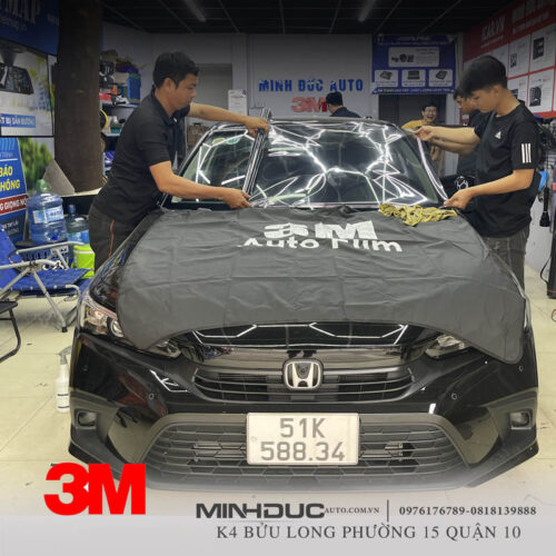 dán phim cách nhiệt 3m crytalline cho Honda Civic